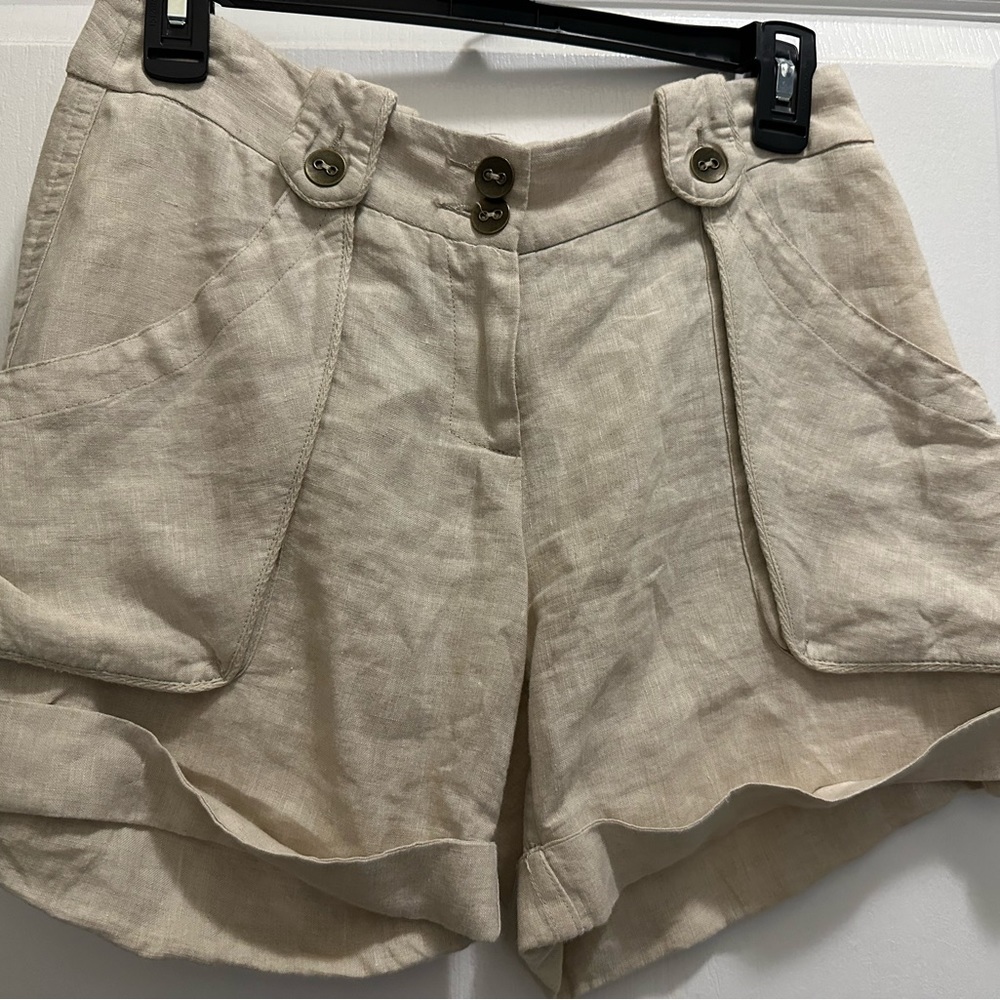 L.A.M.B. Size 0 Linen Shorts